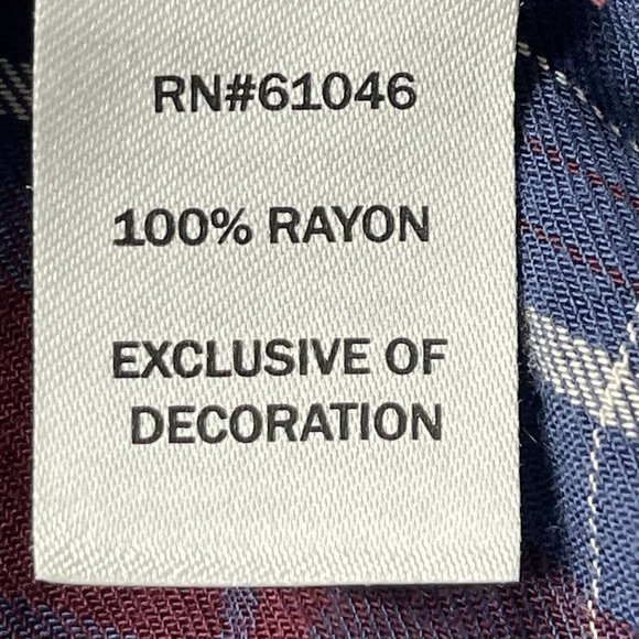 Vanity Flannel Open Front Shirt Size M Purple Plaid Womens Lace Boho Western Top - Picture 10 of 11